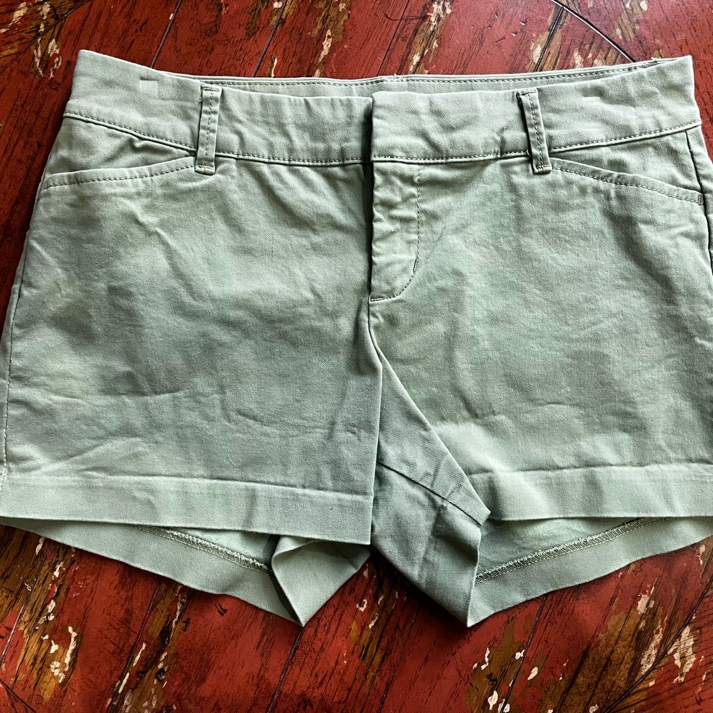 light green dressy shorts!